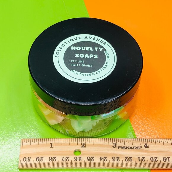 Handmade NOVELTY Soap Jar: Tropical Citrus - Limited Series by Eclectique Avenue - Picture 5 of 7